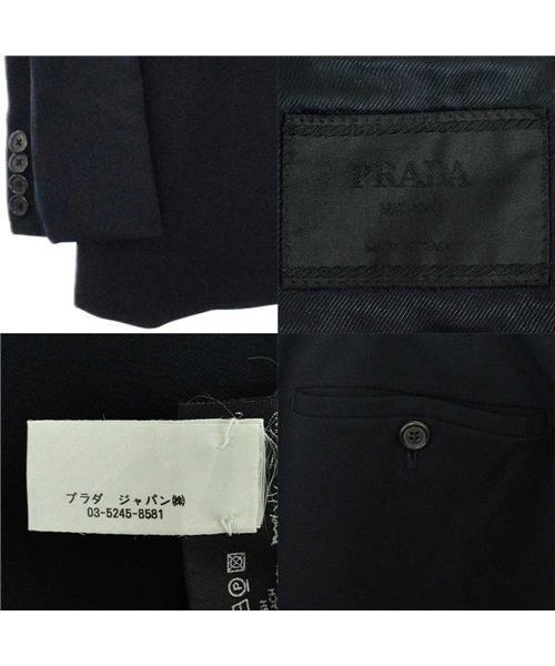 ブランド古着】ストレッチウールセットアップスーツ 3Bテーラード