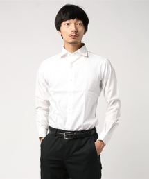 【形状記憶素材】ヘリボーンシャツ