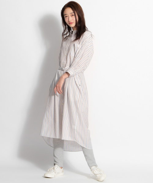 セール ワンピース Niko アソートストライプロングワンピース ワンピース Niko And ニコアンド のファッション