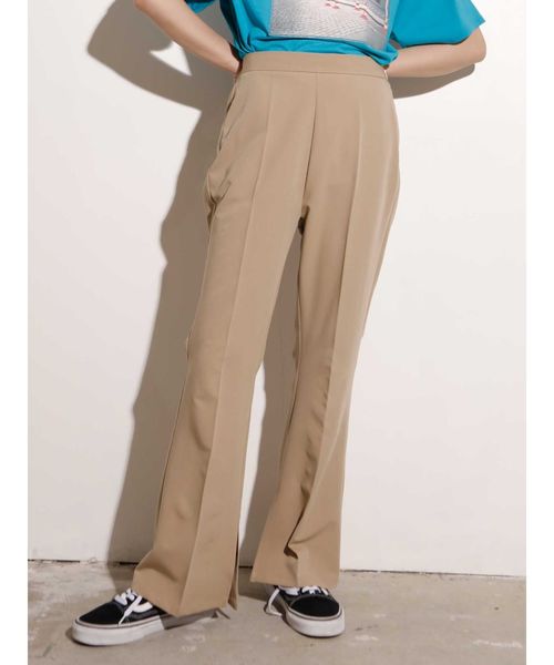 jouetie（ジュエティ）の「スリットフィットパンツ（スラックス・レディース・ブラック/ブルー/ベージュ/その他1・MEDIUM）」の3枚目の写真