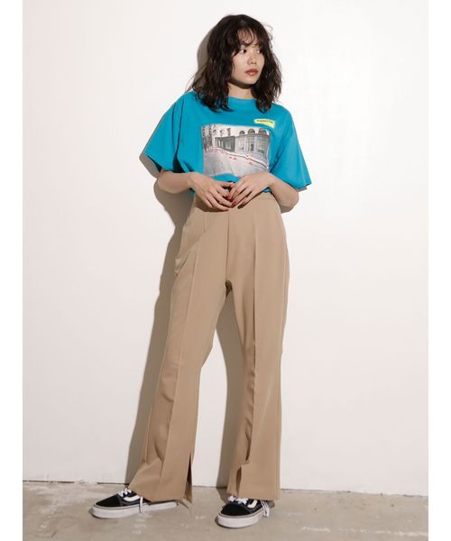 jouetie（ジュエティ）の「スリットフィットパンツ（スラックス・レディース・ブラック/ブルー/ベージュ/その他1・MEDIUM）」の13枚目の写真