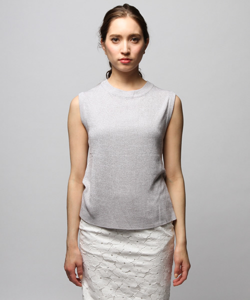 FREE'S SHOP（フリーズショップ）の「レーヨンシルクニット（ニット/セーター・レディース・ホワイト/グレー/ピンク・FREE）」の4枚目の写真