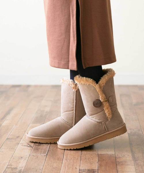 折り返し2way仕様 ベイリーボタン ムートンブーツ ブーツ Menue メヌエ のファッション通販 Zozotown