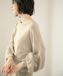 LOWRYS FARM | パフスリーブ2Pプルオーバー　853667(ニット/セーター)