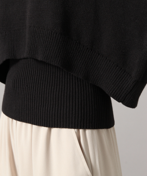 LOWRYS FARM（ローリーズファーム）の「パフスリーブ2Pプルオーバー　853667（ニット/セーター・レディース・ブラック/ベージュ/グリーン系その他/ブラウン・FREE）」の19枚目の写真