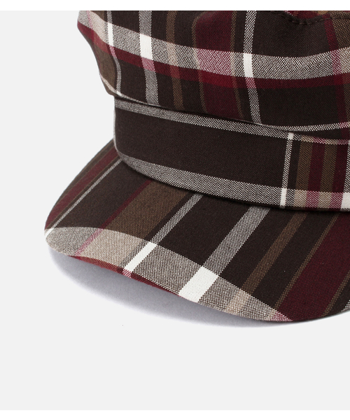 AZUL by moussy（アズールバイマウジー）の「CHECK CASQUETTE/チェックキャスケット（キャスケット・レディース・ブラウン系その他/ブルー系その他2・FREE）」の9枚目の写真