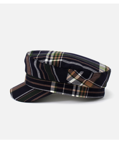 AZUL by moussy（アズールバイマウジー）の「CHECK CASQUETTE/チェックキャスケット（キャスケット・レディース・ブラウン系その他/ブルー系その他2・FREE）」の5枚目の写真