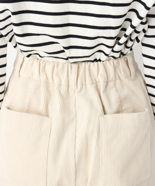GLOBAL WORK(グローバルワーク)の「コーデュロイワイドパンツ/845153(その他パンツ・レディース・ホワイト/ベージュ/ネイビー/グリーン系その他3/ピンク系その他7/ライトグレー/ブラウン系その他/アイボリー/サックスブルー・SMALL/MEDIUM/LARGE)」の15枚目の写真
