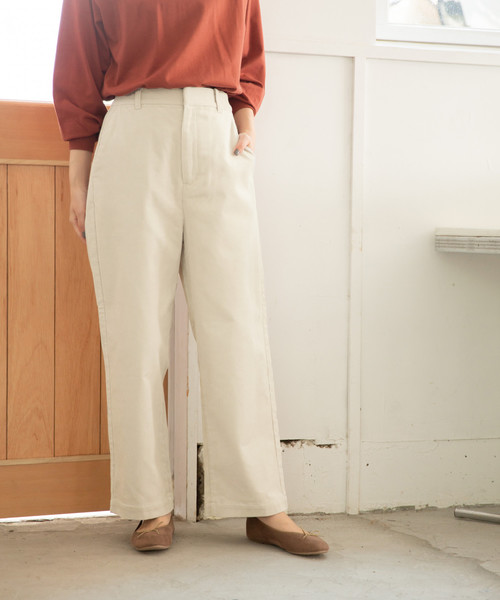 GLOBAL WORK(グローバルワーク)の「コーデュロイワイドパンツ/845153(その他パンツ・レディース・ホワイト/ベージュ/ネイビー/グリーン系その他3/ピンク系その他7/ライトグレー/ブラウン系その他/アイボリー/サックスブルー・SMALL/MEDIUM/LARGE)」の21枚目の写真