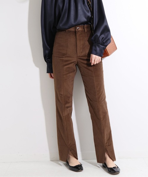 IENA LA BOUCLE(イエナラブークル)の「IENA LA BOUCLE フレンチコール 前スリットパンツ◆(その他パンツ・レディース・ホワイト/ブラウン・38/36/34/40)」の13枚目の写真