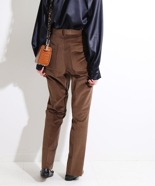 IENA LA BOUCLE(イエナラブークル)の「IENA LA BOUCLE フレンチコール 前スリットパンツ◆(その他パンツ・レディース・ホワイト/ブラウン・38/36/34/40)」の11枚目の写真