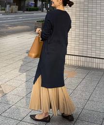 [Hanes]ヘインズ　サーマルロンTワンピース