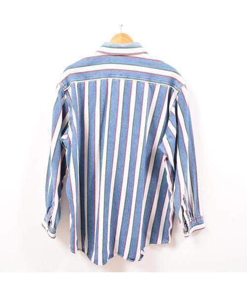 ブランド古着】長袖 ボタンダウンストライプシャツ（シャツ/ブラウス