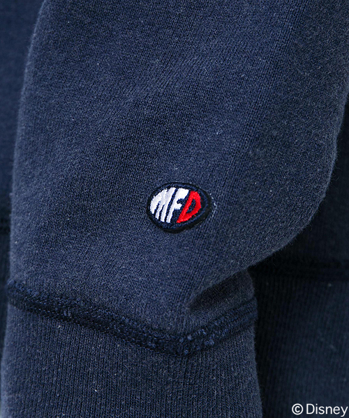 MILKFED.（ミルクフェド）の「MICKEY SWEAT TOP CA　（Disney/ディズニー/ミッキーマウス/スウェットトップ）（スウェット・レディース・アッシュ/ネイビー・SMALL/MEDIUM）」の4枚目の写真