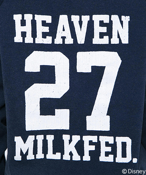 MILKFED.（ミルクフェド）の「MICKEY SWEAT TOP CA　（Disney/ディズニー/ミッキーマウス/スウェットトップ）（スウェット・レディース・アッシュ/ネイビー・SMALL/MEDIUM）」の5枚目の写真