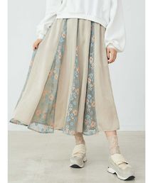 merry jenny | ｓｐｒｉｎｇレースコンビサテンスカート(スカート)