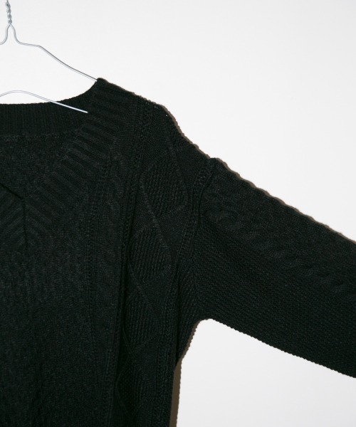 LOWRYS FARM（ローリーズファーム）の「バックリボンプルオーバー　870827（ニット/セーター・レディース・アイボリー/ブラック/イエロー・FREE）」の12枚目の写真