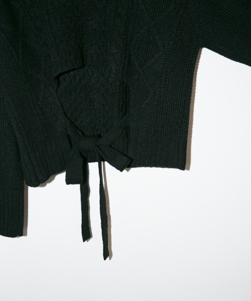 LOWRYS FARM（ローリーズファーム）の「バックリボンプルオーバー　870827（ニット/セーター・レディース・アイボリー/ブラック/イエロー・FREE）」の15枚目の写真