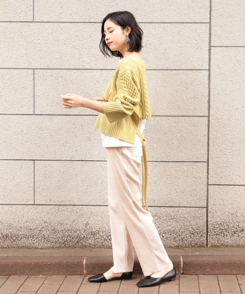 LOWRYS FARM（ローリーズファーム）の「バックリボンプルオーバー　870827（ニット/セーター・レディース・アイボリー/ブラック/イエロー・FREE）」の20枚目の写真