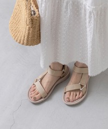 menue（メヌエ）の「こどもから大人まで履ける豊富なサイズ展開 ベルクロ スポーツサンダル（サンダル）」