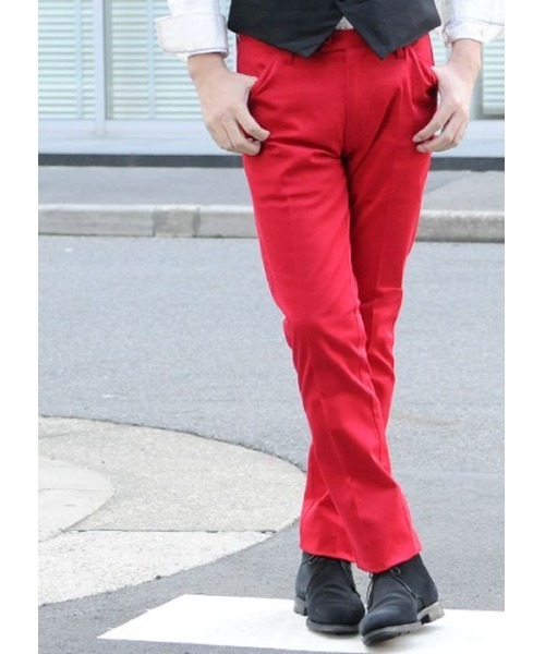 EVOLUTION（エボリューション）の「シンプルでベーシックなチノパンツ（チノパンツ・メンズ・ブラック/ベージュ/ネイビー/レッド/オフホワイト/カーキ・SMALL/MEDIUM/LARGE/X-LARGE）」の6枚目の写真