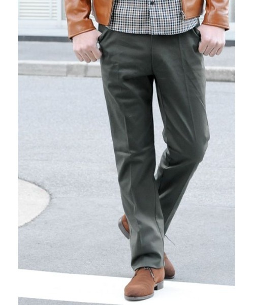 EVOLUTION（エボリューション）の「シンプルでベーシックなチノパンツ（チノパンツ・メンズ・ブラック/ベージュ/ネイビー/レッド/オフホワイト/カーキ・SMALL/MEDIUM/LARGE/X-LARGE）」の5枚目の写真