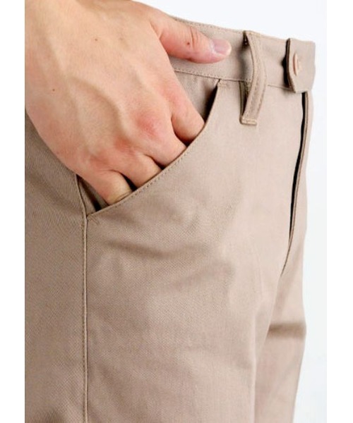 EVOLUTION（エボリューション）の「シンプルでベーシックなチノパンツ（チノパンツ・メンズ・ブラック/ベージュ/ネイビー/レッド/オフホワイト/カーキ・SMALL/MEDIUM/LARGE/X-LARGE）」の9枚目の写真