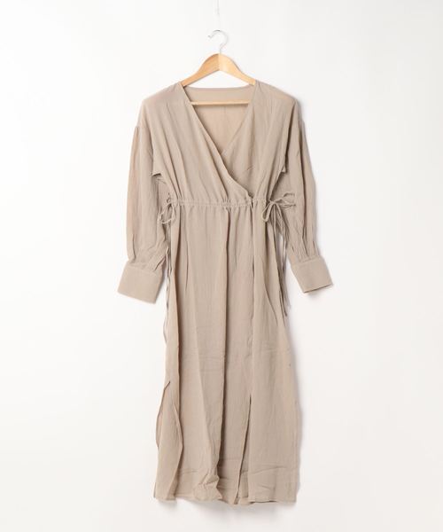 ガーゼカシュクールガウンワンピース（カーディガン/ボレロ）｜KOBE