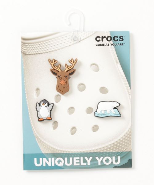 crocs(クロックス)の「ウィンターアニマル3PK Winter Animals 3 Pack(シューズアクセサリー・レディース・その他・ONE SIZE)」の1枚目の写真
