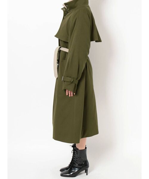 GYDA（ジェイダ）の「ライトエコダウンレイヤードロングコート（ダウンジャケット/コート・レディース・カーキ/ベージュ・FREE）」の20枚目の写真