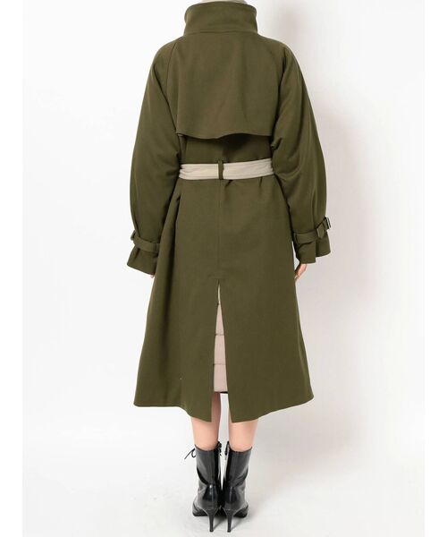 GYDA（ジェイダ）の「ライトエコダウンレイヤードロングコート（ダウンジャケット/コート・レディース・カーキ/ベージュ・FREE）」の21枚目の写真