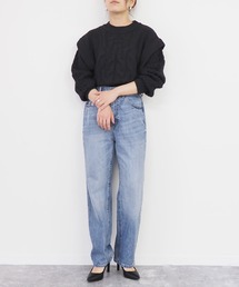 Riberry | レイヤード風ケーブルニット(ニット/セーター)