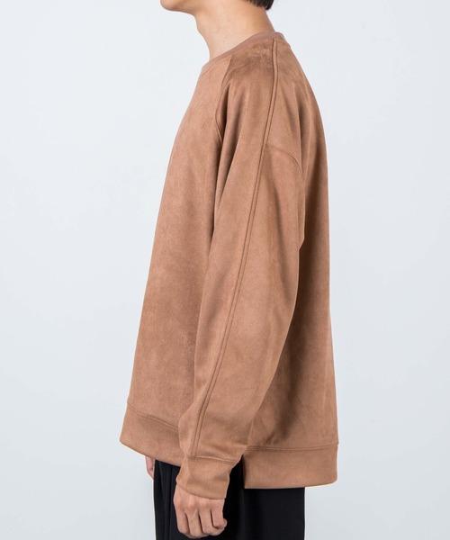 WEGO(ウィゴー)の「WEGO/フェイクスエードプルオーバー(スウェット・メンズ・ブラック/ベージュ/パープル系その他/キャメル/ブラウン系その他/サックスブルー・MEDIUM/LARGE)」の19枚目の写真