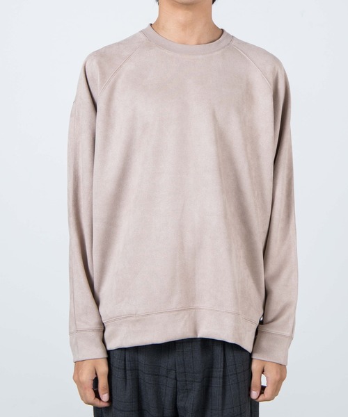 WEGO(ウィゴー)の「WEGO/フェイクスエードプルオーバー(スウェット・メンズ・ブラック/ベージュ/パープル系その他/キャメル/ブラウン系その他/サックスブルー・MEDIUM/LARGE)」の14枚目の写真