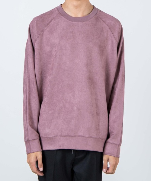 WEGO(ウィゴー)の「WEGO/フェイクスエードプルオーバー(スウェット・メンズ・ブラック/ベージュ/パープル系その他/キャメル/ブラウン系その他/サックスブルー・MEDIUM/LARGE)」の21枚目の写真