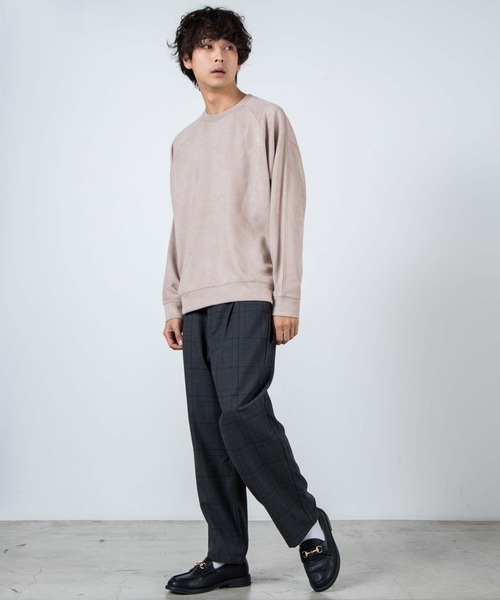 WEGO(ウィゴー)の「WEGO/フェイクスエードプルオーバー(スウェット・メンズ・ブラック/ベージュ/パープル系その他/キャメル/ブラウン系その他/サックスブルー・MEDIUM/LARGE)」の7枚目の写真