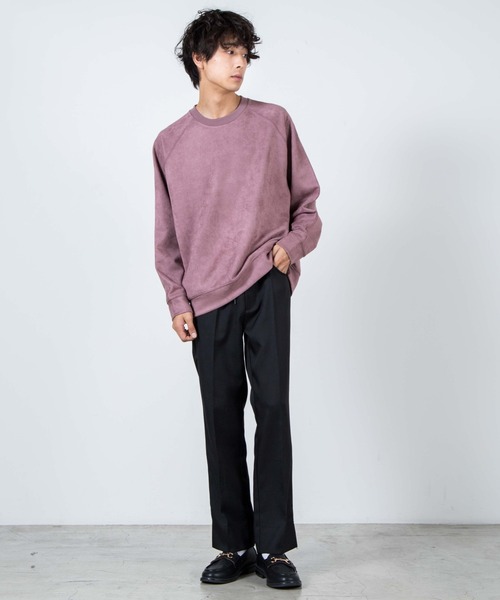 WEGO(ウィゴー)の「WEGO/フェイクスエードプルオーバー(スウェット・メンズ・ブラック/ベージュ/パープル系その他/キャメル/ブラウン系その他/サックスブルー・MEDIUM/LARGE)」の20枚目の写真