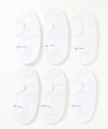 FRUIT OF THE LOOM | スニーカー丈6pソックス / 6足セット / くるぶし下 / リーズナブル(ソックス/靴下)