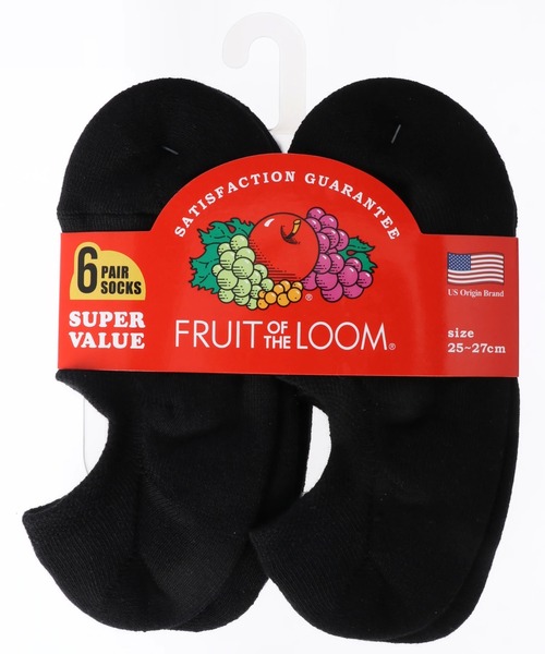 FRUIT OF THE LOOM(フルーツオブザルーム)の「スニーカー丈6pソックス / 6足セット / くるぶし下 / リーズナブル(ソックス/靴下・メンズ・A/B/C/D・25-27CM)」の9枚目の写真