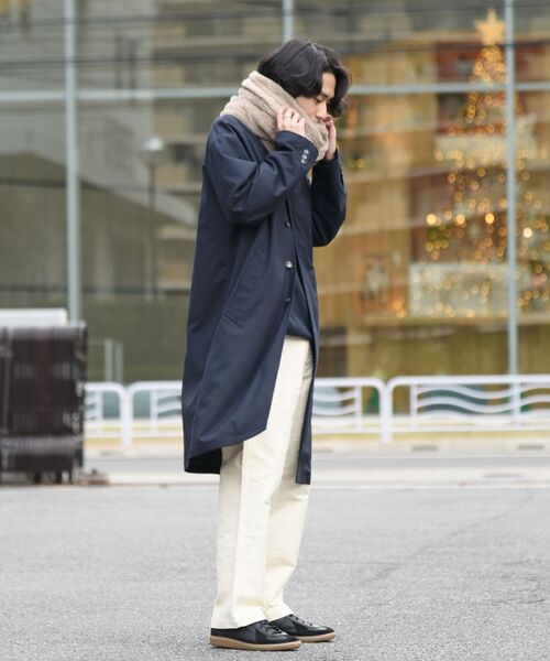 SHIPS（シップス）の「SHIPS: ケーブル ボア スヌード（ネックウォーマー/スヌード・メンズ・ベージュ/ブラック/ネイビー・ONE SIZE）」の5枚目の写真