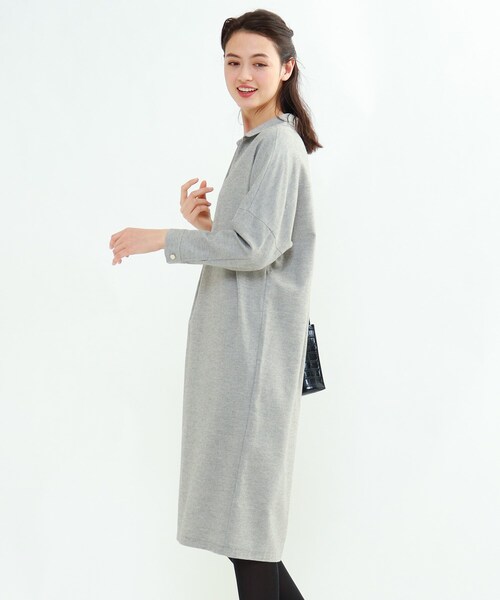 セール ワンピース コットンツイルシャツワンピース ワンピース Indivi インディヴィ のファッション