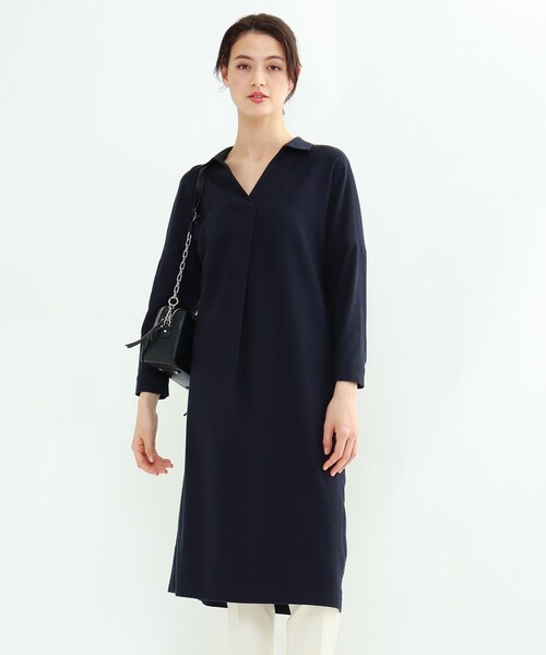 セール ワンピース コットンツイルシャツワンピース ワンピース Indivi インディヴィ のファッション