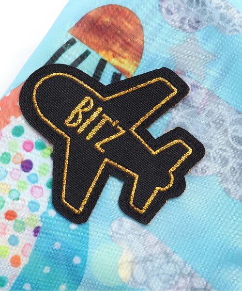 BIT'Z（ビッツ）の「□切り絵飛行機柄レインコート（レイン