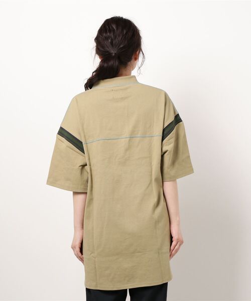 KRIFF MAYER Lady's Collection（クリフメイヤーレディースコレクション）の「接触冷感タフリブチュニック（チュニック・レディース・ライトピンク/オフホワイト/ブラック/ベージュ・LARGE/MEDIUM）」の5枚目の写真