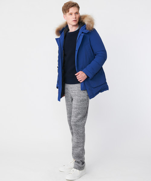 MORGAN HOMME（モルガンオム）の「プリントフリースリラックスパンツ/イージーパンツ（その他パンツ・メンズ・グレー/ネイビー・SMALL/LARGE/MEDIUM）」の14枚目の写真