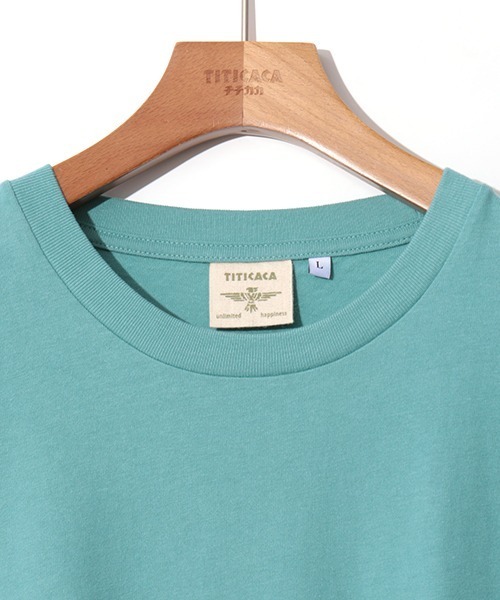 チチカカ（チチカカ）の「ライン刺繍Ｔシャツ（Tシャツ/カットソー・メンズ・ブラック/ブルー・MEDIUM/LARGE）」の12枚目の写真