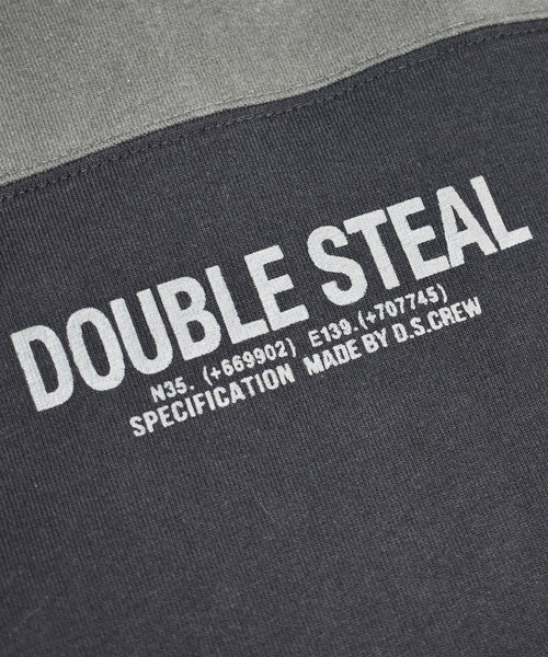 DOUBLE STEAL(ダブルスティール)の「2line FOOTBALL TEE(Tシャツ/カットソー・メンズ・ホワイト系その他/ブラック系その他/ホワイト系その他2/ブラック系その他2・MEDIUM/X-LARGE/LARGE)」の6枚目の写真