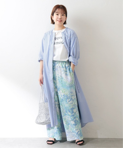 La TOTALITE（ラトータリテ）の「ガーデンプリントパンツ【手洗い可能】◆（その他パンツ・レディース・ブルー/グリーン・FREE）」の21枚目の写真