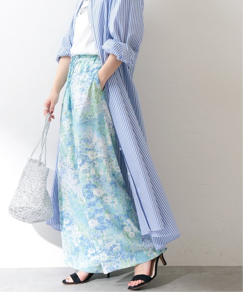 La TOTALITE（ラトータリテ）の「ガーデンプリントパンツ【手洗い可能】◆（その他パンツ・レディース・ブルー/グリーン・FREE）」の18枚目の写真