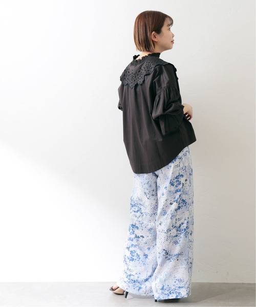 La TOTALITE（ラトータリテ）の「ガーデンプリントパンツ【手洗い可能】◆（その他パンツ・レディース・ブルー/グリーン・FREE）」の12枚目の写真